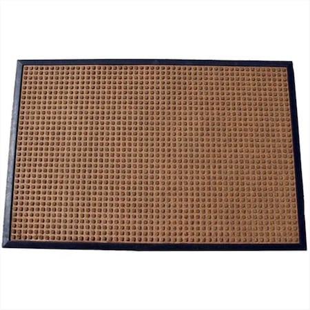 Rickis Rugs 630S0035BN 3 ft. W x 5 ft. L Stop-N-Dry Mat in Brown RI275543
